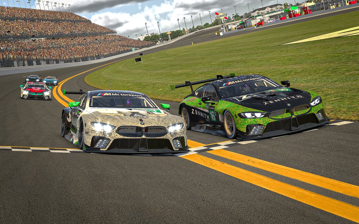 ZennithEsports's tweet photo. 🟢 ¡7ª posición en la BMW SIM GT Cup! 🟢

Gran trabajo de nuestro 'ZENNITH ESPORTS AOSYSTEMS' con Ricardo Rico (@rRico51) y Yago Martínez (@yagomartnz) con el BMW M8 GTE 🏎️💨

Congrats to @esports_triple w/ @ChrisLulham &amp; @RafaeleRezzag for that photo finish P6 by 0.002 💪🙂 https://t.co/t1mpYLnLyi
