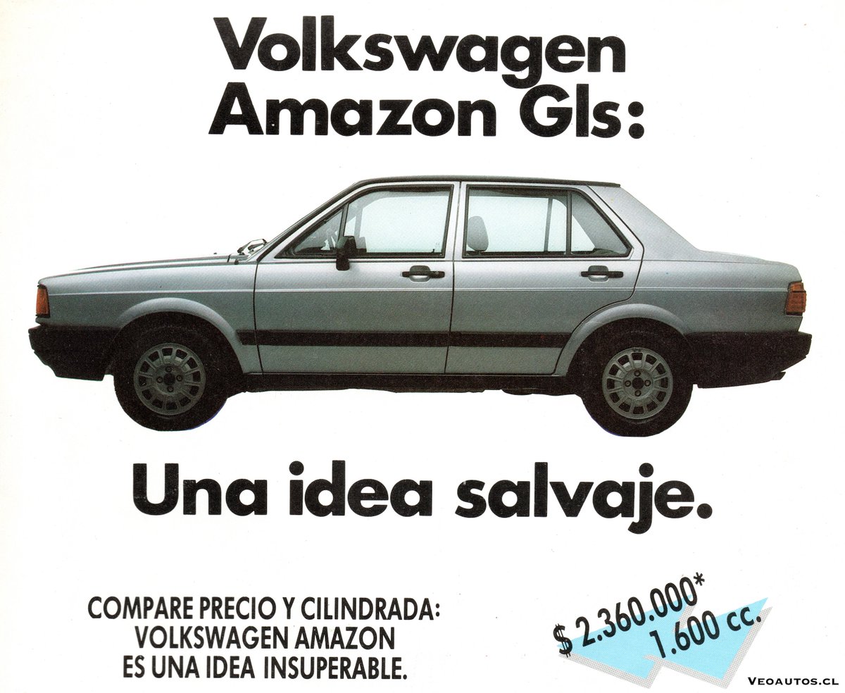 VeoAutos's tweet photo. Volkswagen Amazon. Publicidad Chile 1987, año en el que se comercializarán en Chile 604 unidades
+ info link https://t.co/n4LJ8rFFKg
#vwamazon #vwvoyage #vwgacel #vwchile #vwbrasil #volkswagen @VWChile @addict_car @YesterdaysDrive @thecarfactoids @publichilensis @RiveraNotario https://t.co/6gB4JEtQCf