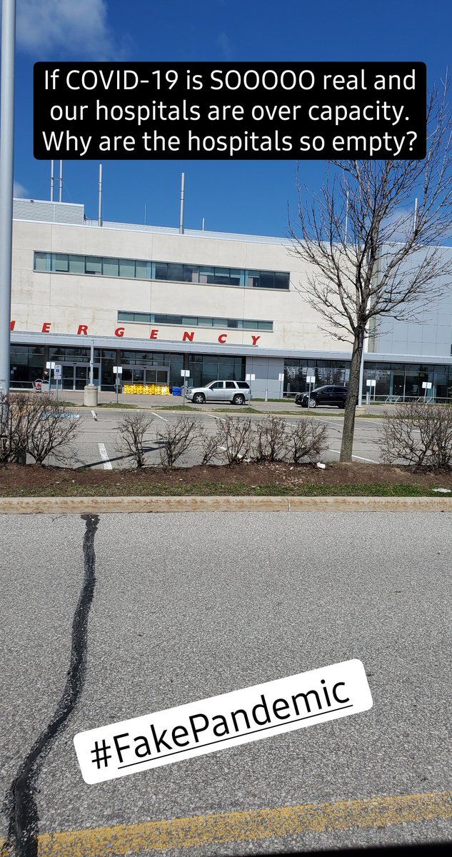 WhatDoesRenSay's tweet photo. @1ofakndLizzy @CP24 That's right hospitals are so full that the parking lot is empty.
SHUT UP you goof! You watch way too much TV....
#dumbdownsociety https://t.co/dlw4roaevn