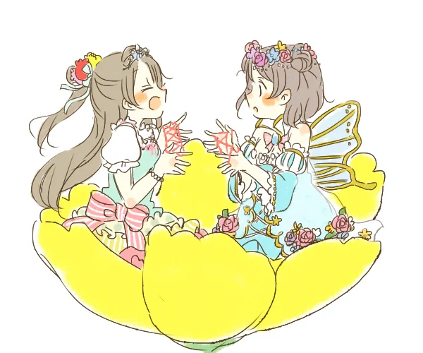 https://t.co/suLCiqMsoc おやゆび姫2人! 