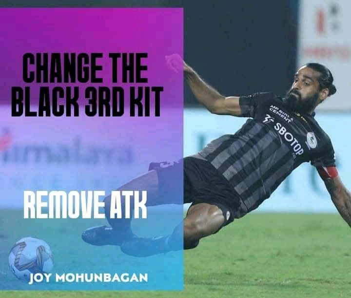 SHAMBHUMAJUMDE8's tweet photo. #Remove_ATK*
#Remove_Black_Jersey*
#Only_MohunBagan*
#JoyMohunBagan*
@Sanjeev_Goenka @rpsggroup @atkmohunbaganfc https://t.co/emVoYgbaQr