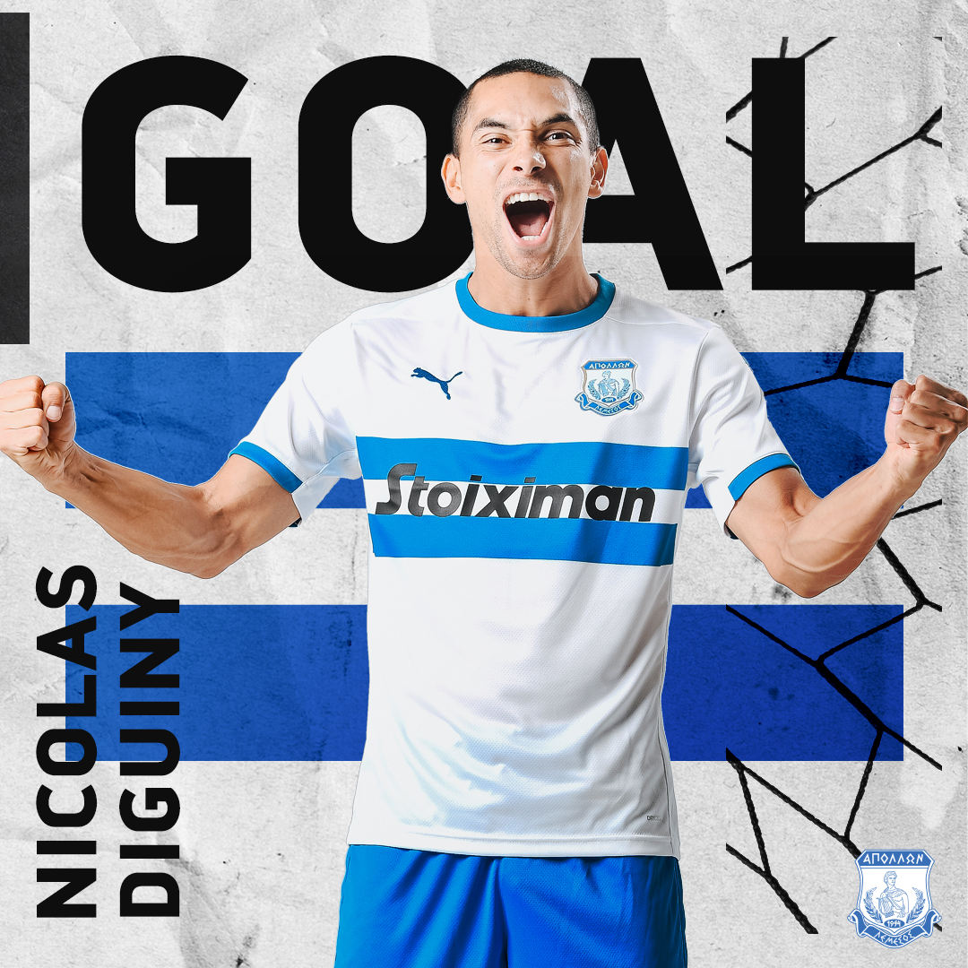 APOLLONOFFICIAL's tweet photo. 10' | 1⃣-0⃣ | #GOAAAAAAAAL 🔵⚪
#ApollonFC #WeAreApollon #ApolOly https://t.co/aM7Je7CFcB