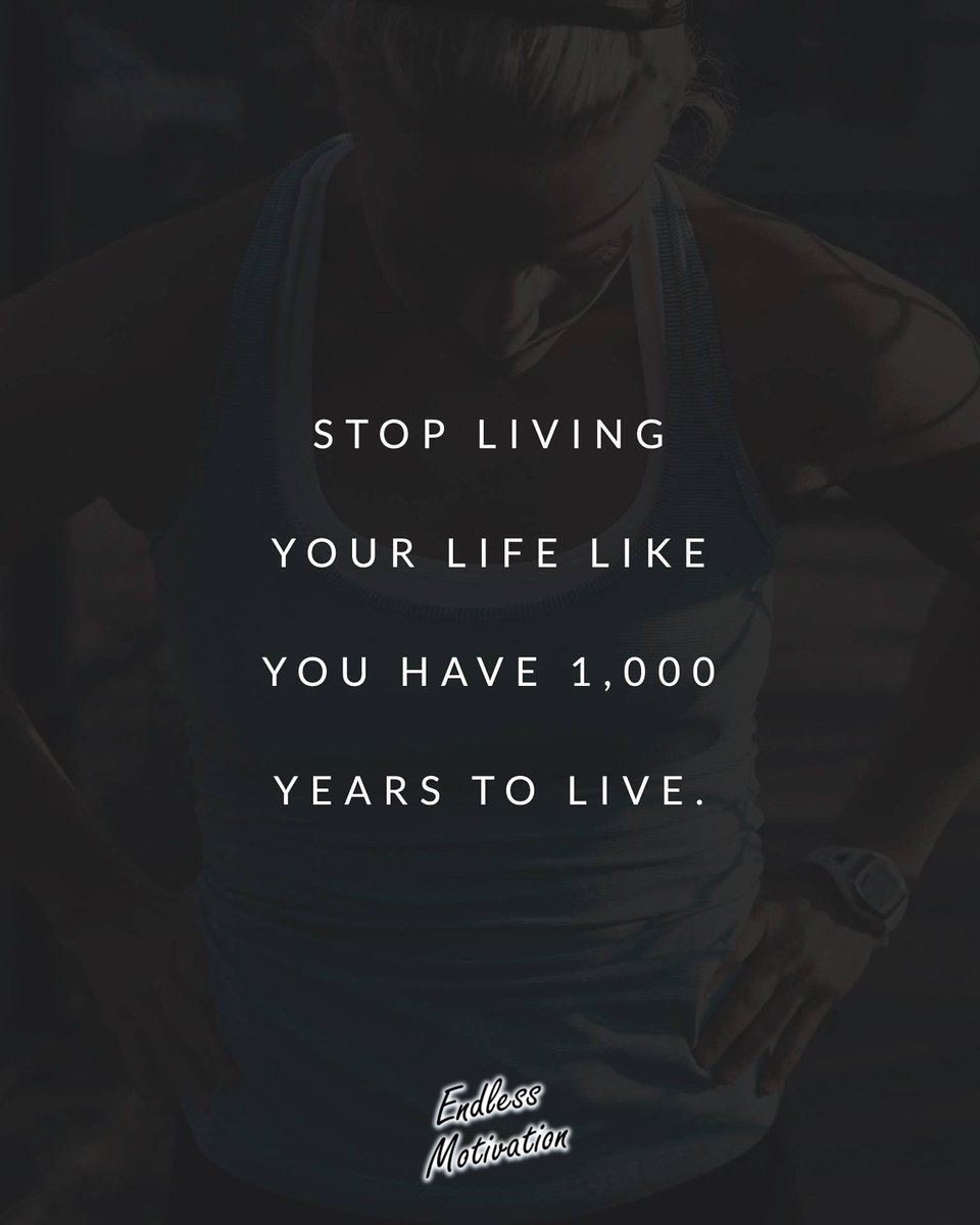 endmotivation's tweet photo. Your time is limited on this planet, don't waste it. Live your life to the fullest extent ππ»
____
#endlessmotivation #motivate #inspire #motivation #inspiration #success #motivationalquotes #motivational #quotes #life #mindset #inspirationalquotes #quoteoftheday #positivity https://t.co/yVmR2y2HcL