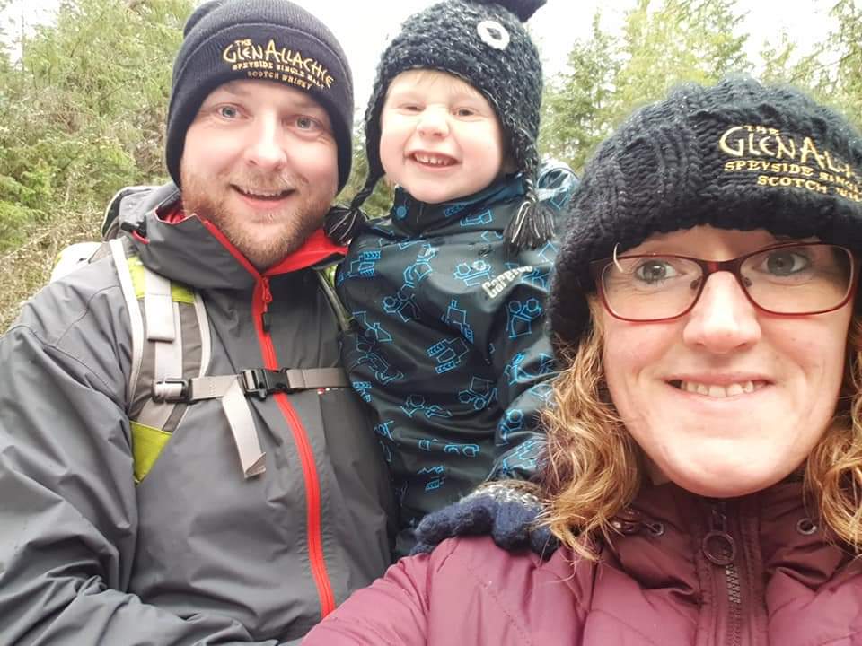 socialdrammer's tweet photo. Nice family walk in the woods today. @TheGlenAllachie am needing a kids hat to complete the family 😀❄ https://t.co/twSlPrJ1fs