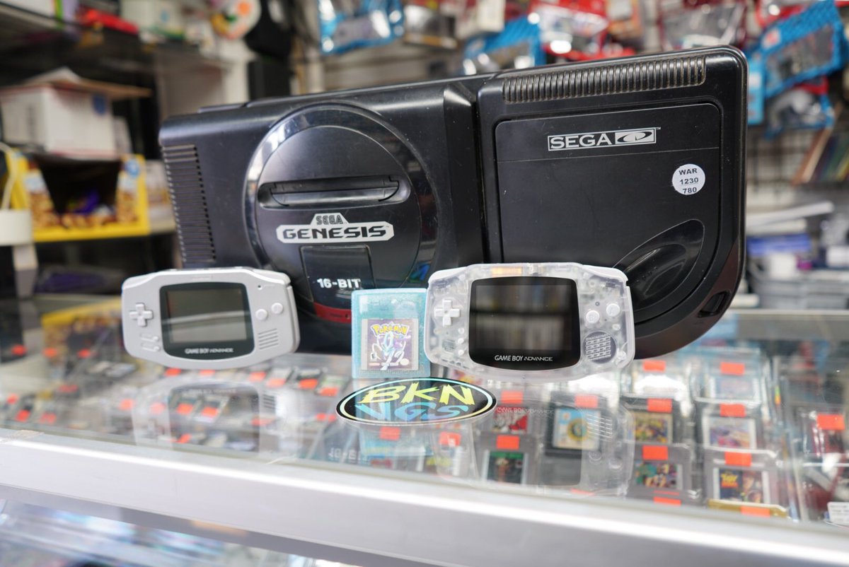 bklynvideogames's tweet photo. New stock for today. Open regular hours 12-5pm. #segacd #gba #gb #ipslcd #bvg #brooklynvideogames holds for up to one hour. Call 3473143267. To reserve https://t.co/JnFmgn0n1Z
