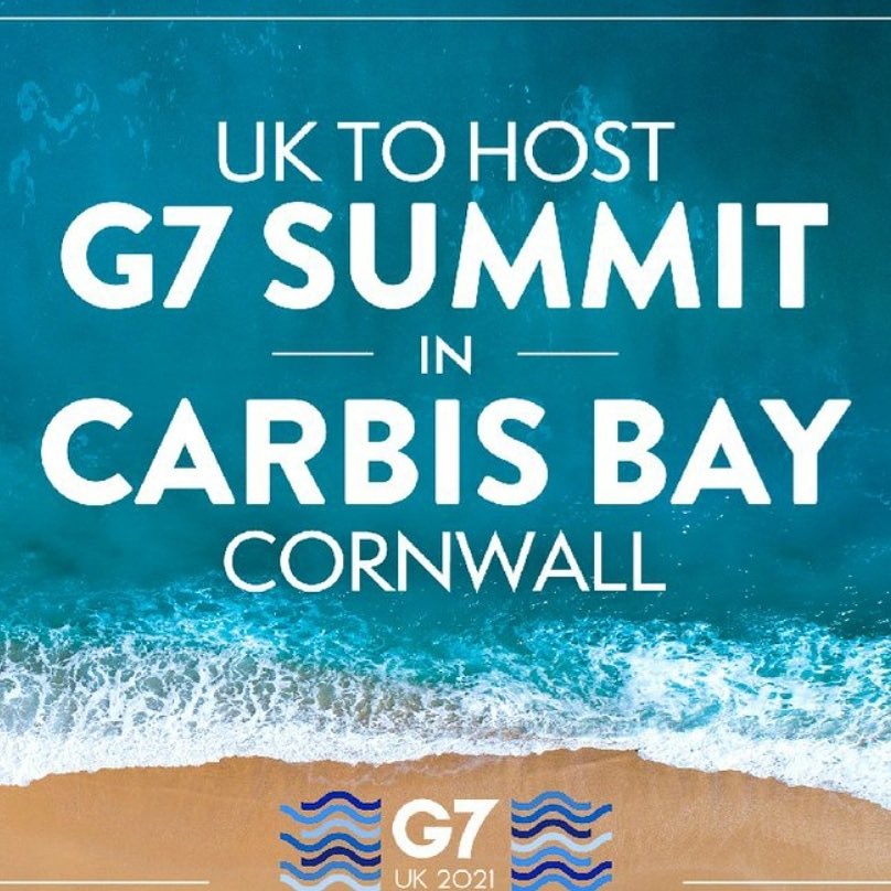 OliverDowden's tweet image. Delighted that beautiful Carbis Bay near St Ives, #Cornwall will host the #G7 this summer 

I love #Cornwall and I’m sure the G7 leaders will too

A great opportunity to remind the world how special a British seaside holiday is 🏖 

@ILoveCornwallUK #tourism