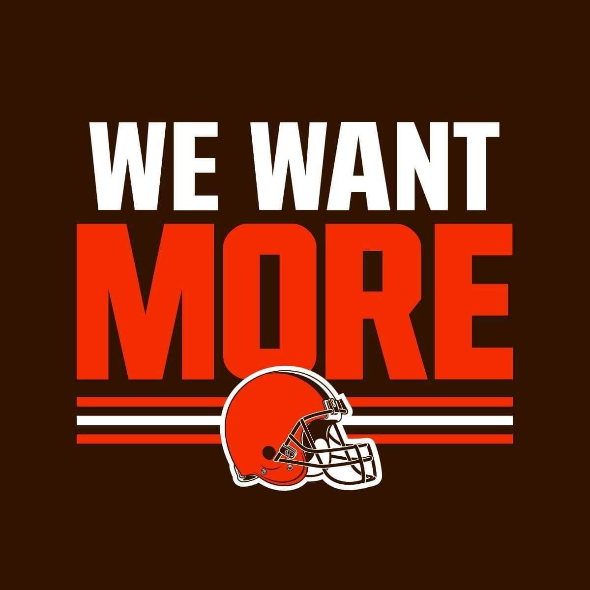 Here we go Brownies! Here we go!
#WeWantMore #Browns #ThisIsCLE