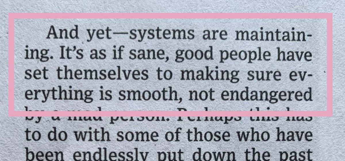 Further pink highlighter for the author's genuinely naïve sentiments about the overly-powerful, unelected, bureaucrat class.