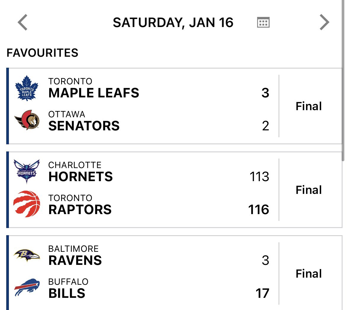 dave_lovett's tweet photo. What a night for sports 🙌 🔥 @BuffaloBills @MapleLeafs @Raptors https://t.co/evmY5Ob5ki