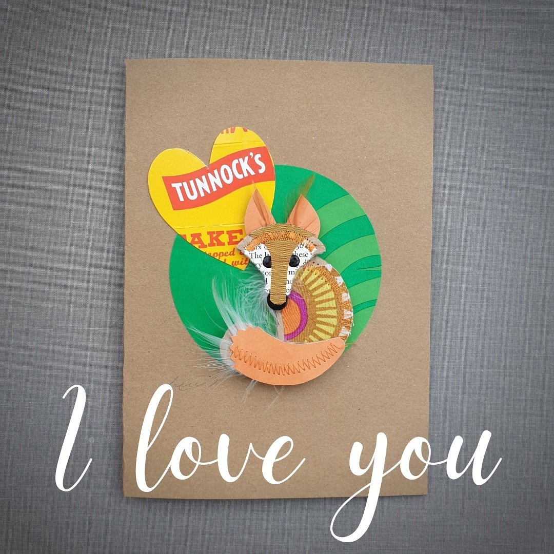 #valentinesday2021 | I think after last year we need to send out a bit of love. This little fox not only loves you but she also loves cakes! You'll find her in the web shop.