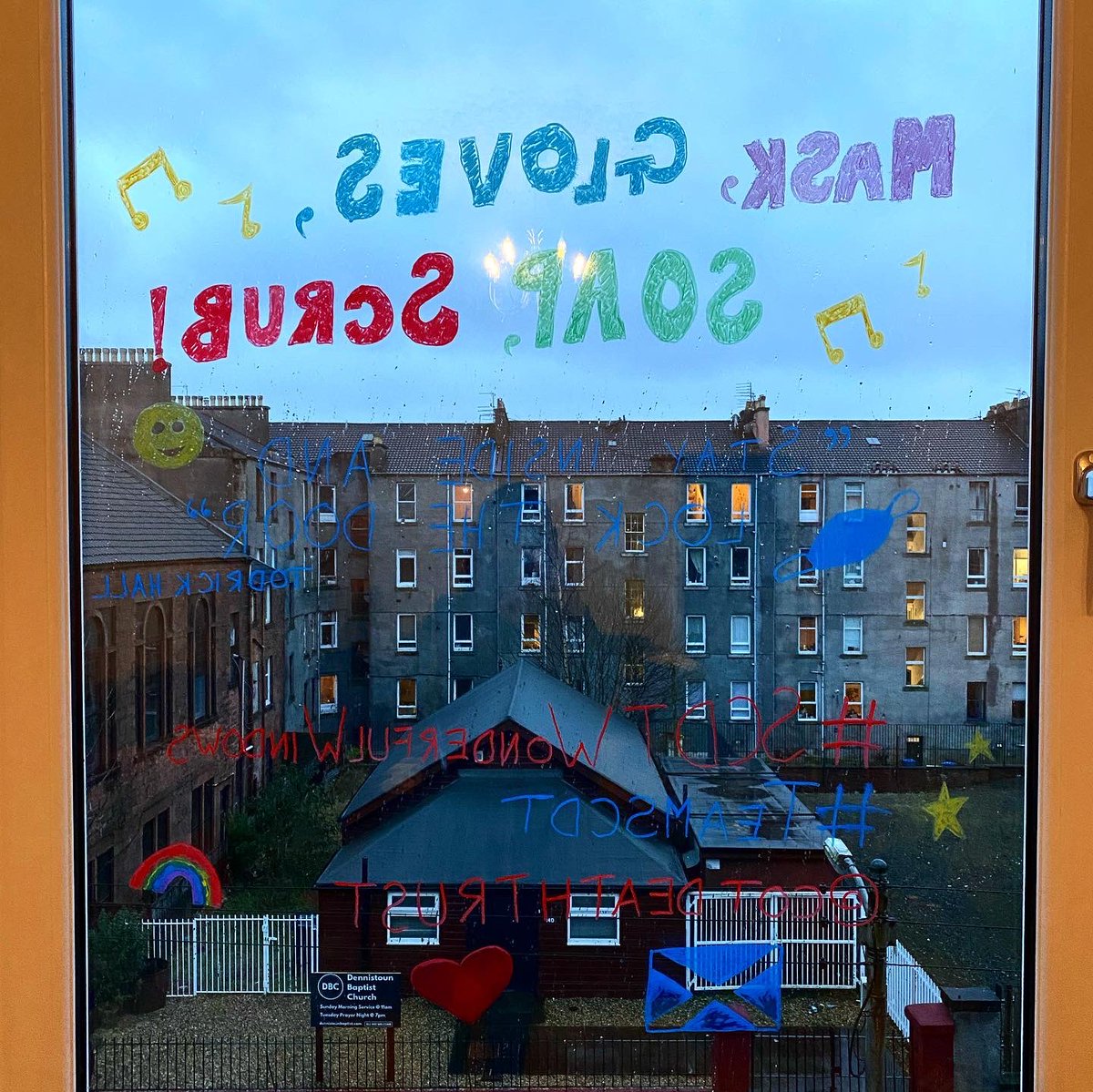 QuinNeary's tweet photo. Mask 😷 gloves🧤 soap 🧼 scrub 🛁

My #SCDTwonderfulwindows entry to put a smile on people’s faces! Especially any @todrick fans 😂 I can’t wait to get back to musicals, mosh pits &amp; drag shows!

It’s FREE entry &amp; there’s prizes! Follow @cotdeathtrust for more info! #TeamSCDT ❤️ https://t.co/CcWhiJdgXN