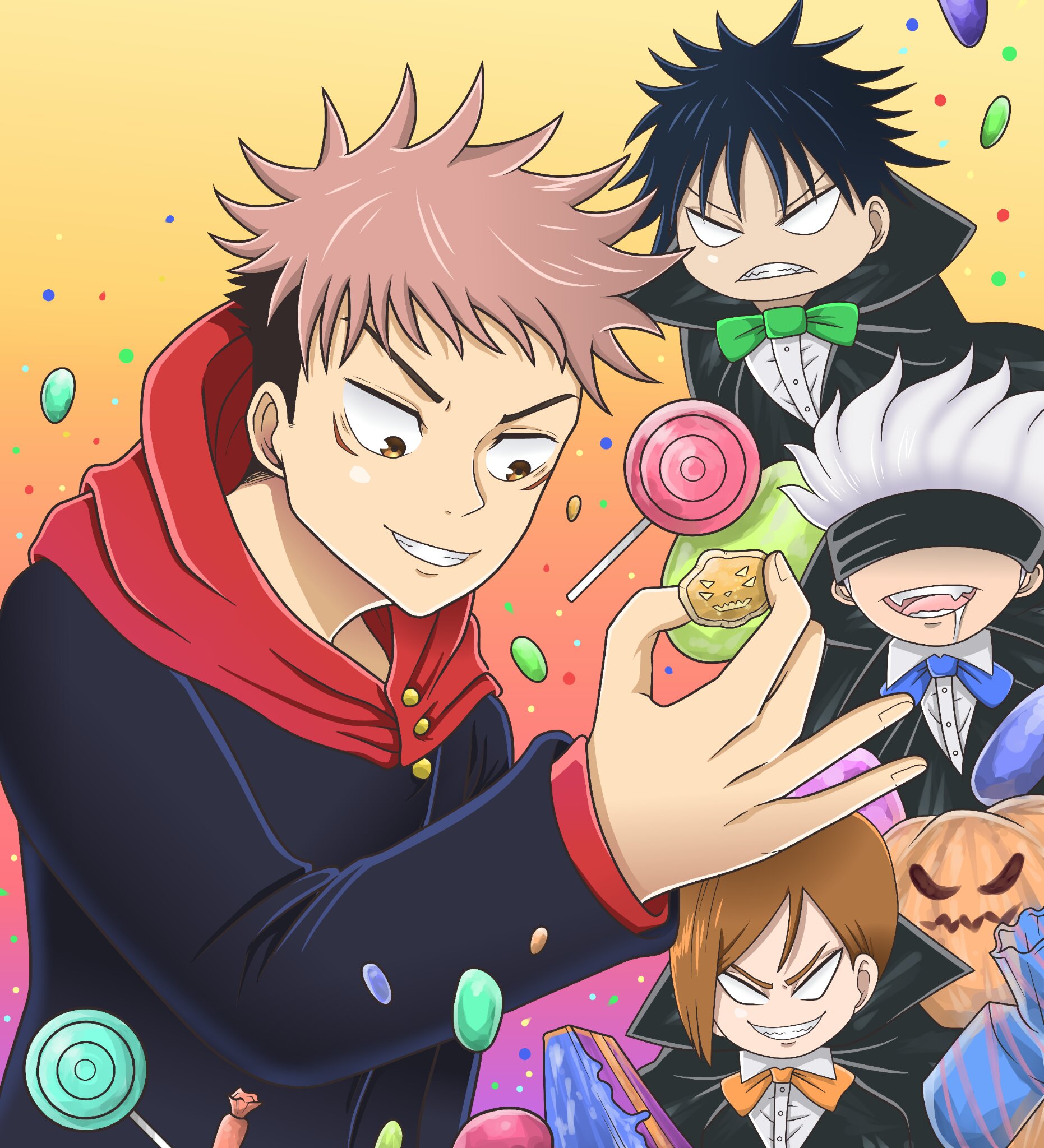 デンズー 呪術廻戦イラストコンパイル 呪術廻戦 虎杖悠仁 五条悟 伏黒恵 釘崎野薔薇 イラスト コンパイル Jujutsukaisen Yujiitadori Gojosatoru Fushiguromegumi Nobarakugisaki Illustration Compile T Co Z2hsro05m4 Twitter