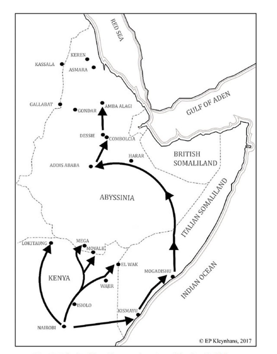 This was a nervy prospect for the colonial government in Kenya. The fear was that Kenyan forces would be greatly outnumbered if the Italians decided to roll their war machine across the border into Kenya.