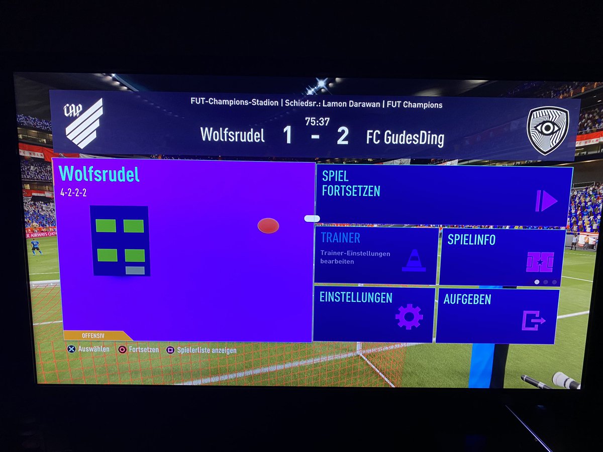 florida1108's tweet photo. @EAHelp My Game just bugged for two consecutive Weekend League Games in the menu when I Tried to Make Substitutions. Was unable to substitute and lost Both Games close. Very frustrating #whyalwaysme https://t.co/ZiOuhKuL4K