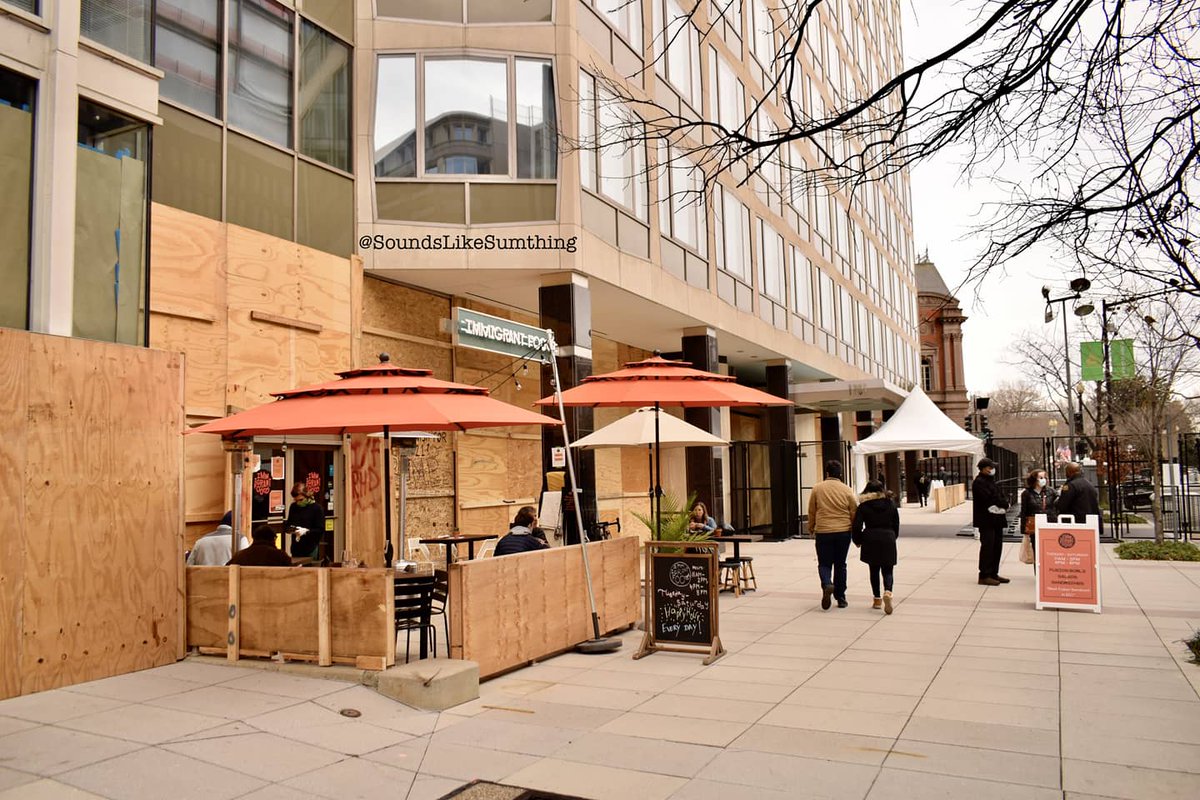 Fences put up around the houseless and dystopian capitalism