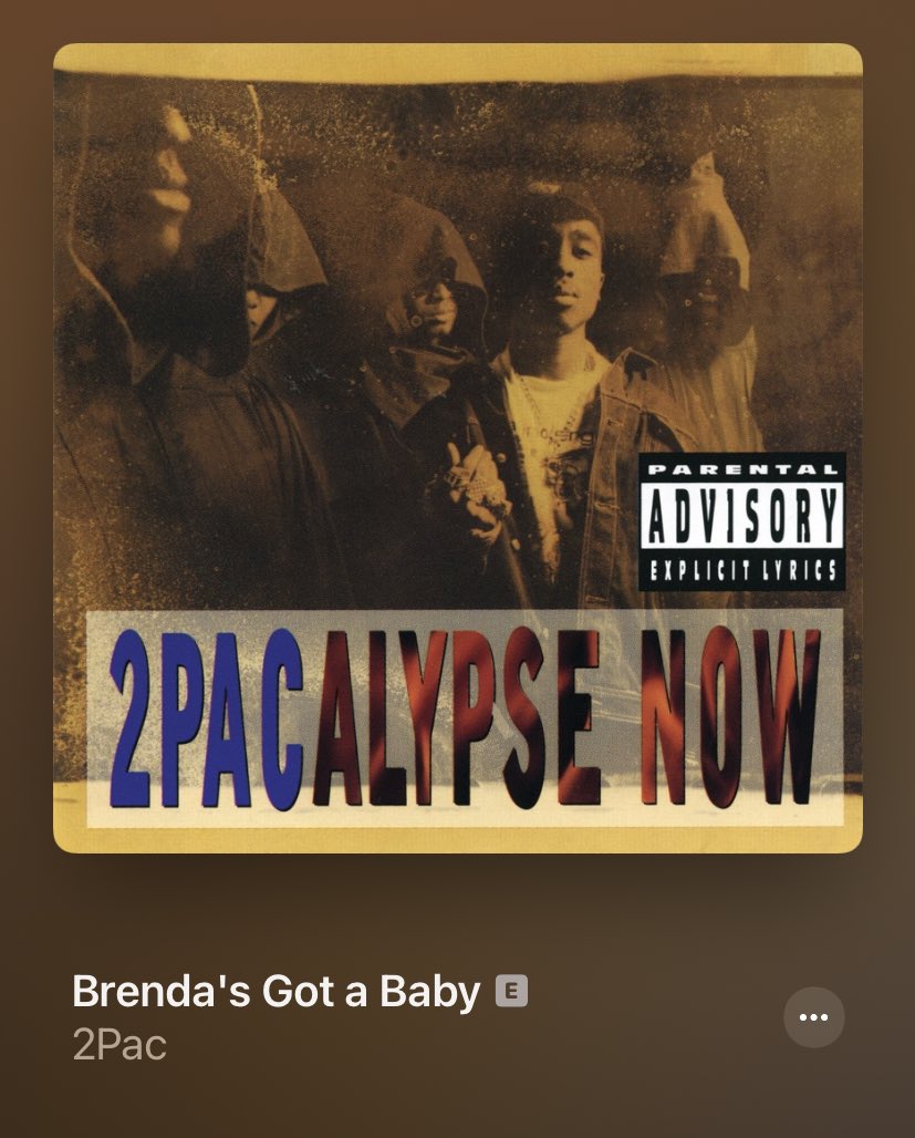 Being a label that didn’t know much about Hip-Hop, Interscope executives wanted Pac to remove “Brenda’s Got A Baby” from the tracklist because of the intense subject matter and obscene imagery.