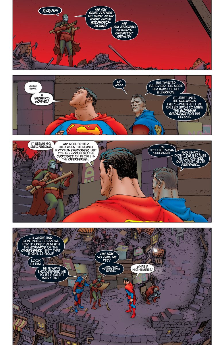 So when Clark is stuck in the same situation as a Zibarro, he is able to act instead of feeling sorry for himself.