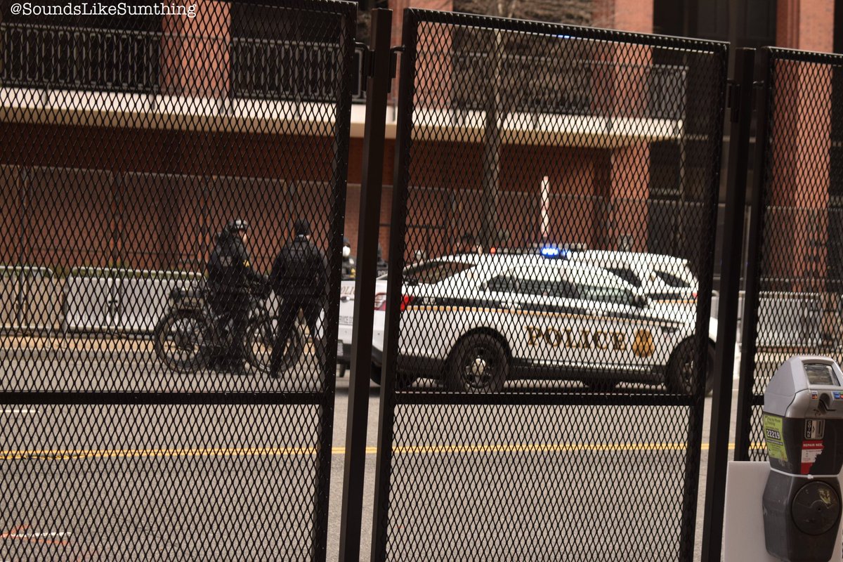 Second to last post. Barricades and fences as far as the eye can see.