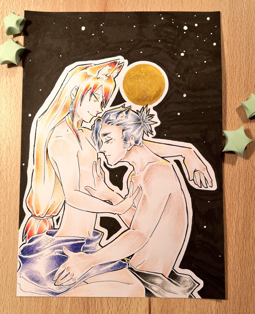 Karokitty1's tweet photo. Gihihihi...
#yaoi #foxghost #manga #germanmangaka https://t.co/2Vz1nT5PxV