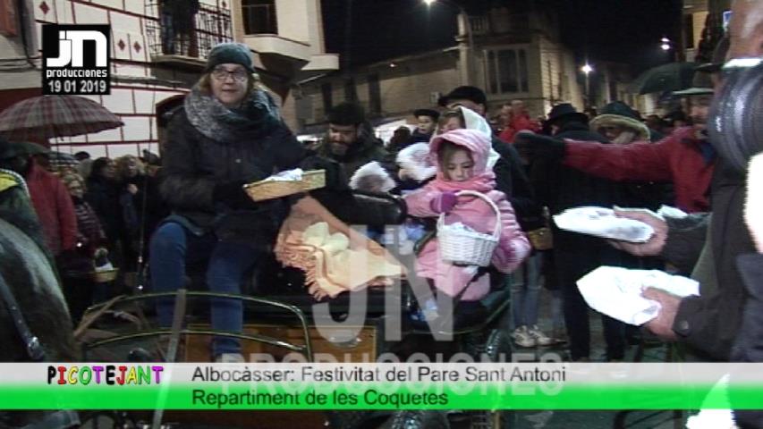 JN PRODUCCIONES 2019 ALBOCÀSSER REPARTIMEN DELS PASTISSET FESTIVITAT SANT ANTONI VÍDEO 11 I ÚLTIM
youtu.be/UKI7SGB9pAo