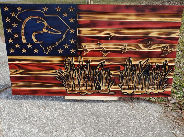 PerfectW00dwork's tweet image. Calling all duck hunters! Looking for something unique? We created this beauty, it&apos;s on its way to Ducks Unlimited in South Carolina!