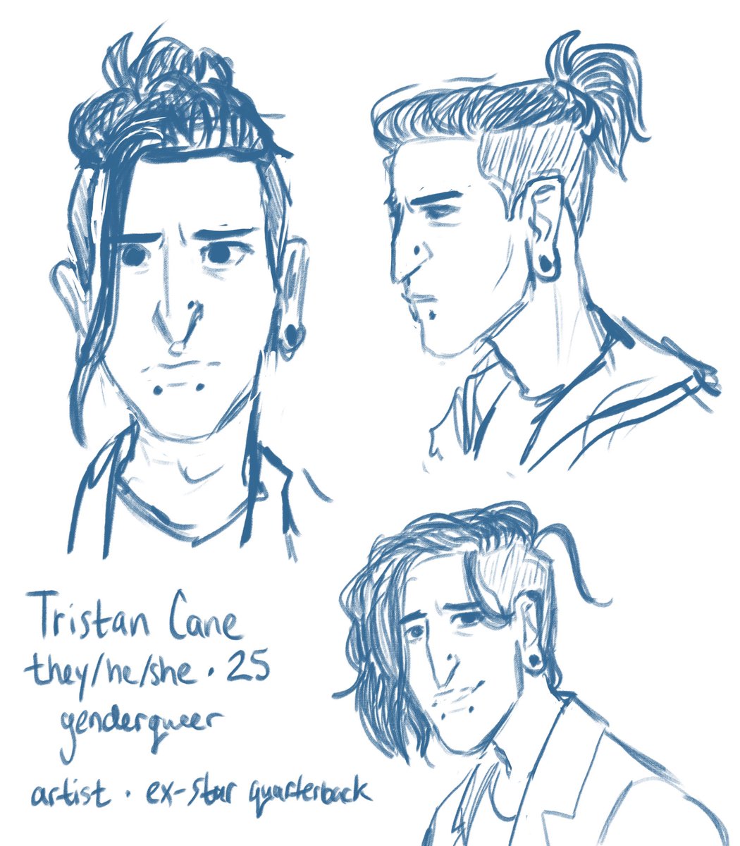 Also here's some more recent sketches of Tristan and Oliver since I still love them :) (from early to mid 2020) 