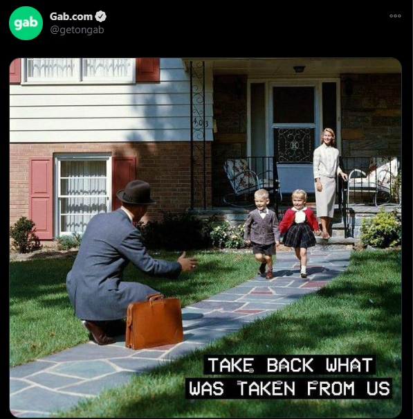 Grosdoriane's tweet photo. Nazis have the most embarrassing personal fantasies. This is literally just a family. This wasn't "taken" from you. You just don't have one because no one likes you. https://t.co/iqACBivFPz