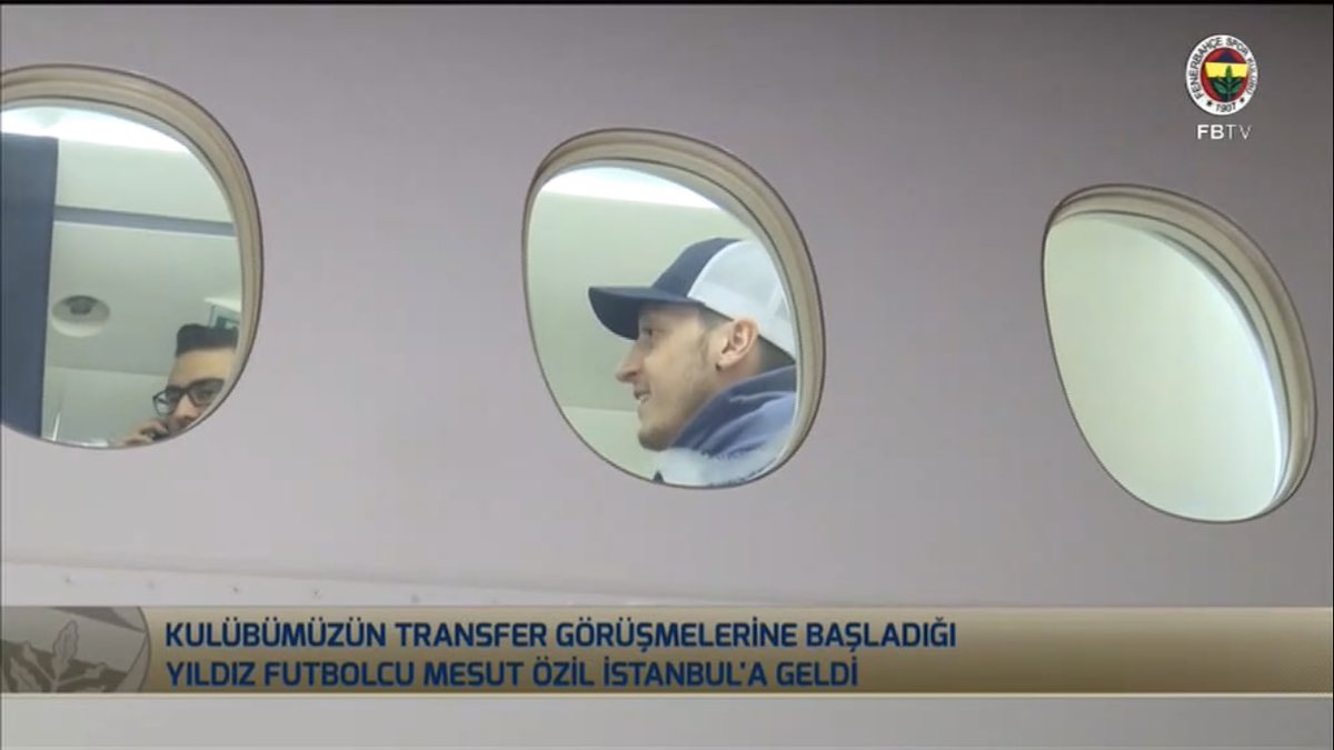 Gel gündüzle gece olalım <a href="/Fenerbahce/">Fenerbahçe SK</a> Uçak #WeHaveGotMesutOzil