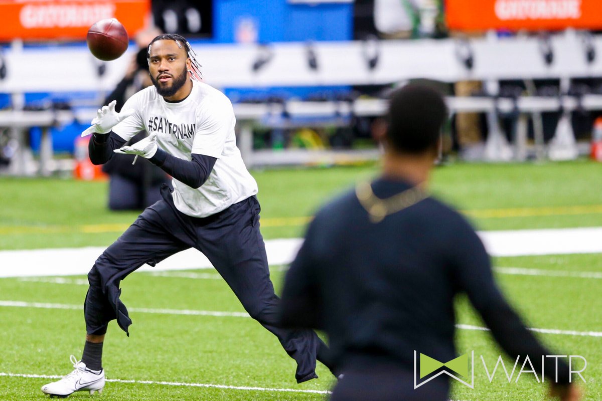 Saints's tweet photo. Pride in the preparation ⏳

@Waitrapp | #ForNOLA https://t.co/L5DF5oPtyo
