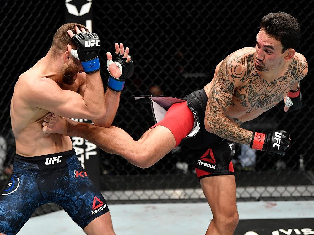 UFC Max Holloway pummels Calvin Kattar for record setting win