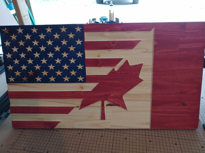 PerfectW00dwork's tweet image. Have a home before the USA was home or heritage you would like to show? We can create one of a kind flags to showcase it!
