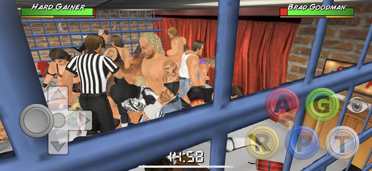 I promise you the game has not had a single frame drop wtf. 🤣🤣 Wrestling Empire ladies and gentlemen