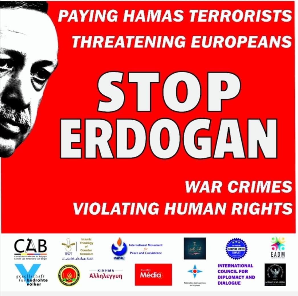 MenaFayekGayed's tweet photo. يوم 19 يناير مظاهرة الكترونية بالتزامن مع م��اهرة أمام البرلمان الأوروبي  في ساحة لوكسمبورغ بعنوان "أوقفوا أردوغان" للمطالبة بفرض عقوبات على همجية  أردوغان ونظامه الذي يضطهد شعبه والأقليات 
و يروج للإرهاب في أوروبا ويمول الجماعات الارهابية بالشرق الاوسط
ع الهاشتاج
#Stop_Erdogan https://t.co/jlCBYBiuXF