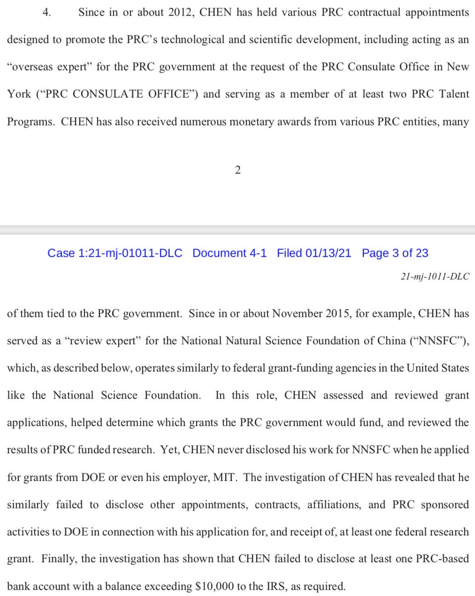 4. A summary of findings made by the Special Agent McCarthy:-overseas expert-review expert-failed to disclose other appointments...-failed to disclose at least one PRC-based accountAll these findings will be detailed later in the McCarthy Document.