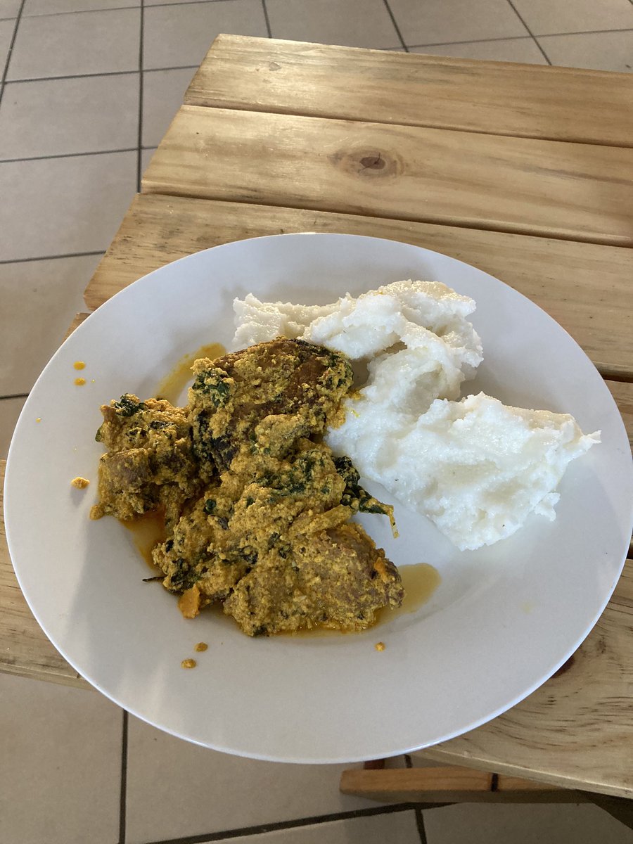 Native_Castro's tweet photo. @SabzerAzoh @PetersWonderboy Those seeds are here in my plate of egusi soup. In Venda culture we also used to eat them fried under the name #masheleni. Our elders knew the benefits but we stopped eating them. https://t.co/SZrFpZtKI1