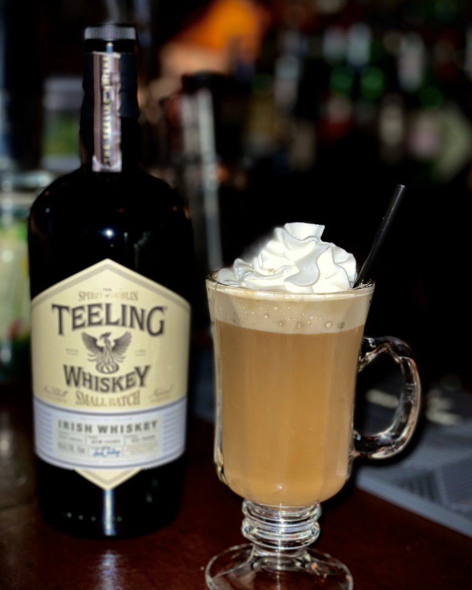 Come enjoy a HOT Irish Coffee with @teeling_whiskey @sassafrasbar !  Nothing like caffeine &amp; whiskey to get you get going on a Sunday.  Tables available inside &amp; out.  See you soon chums!
#sassafrasbar #oldcityphilly #philly #teelingwhiskey #oldcityphilly #oldcity #drinklocal