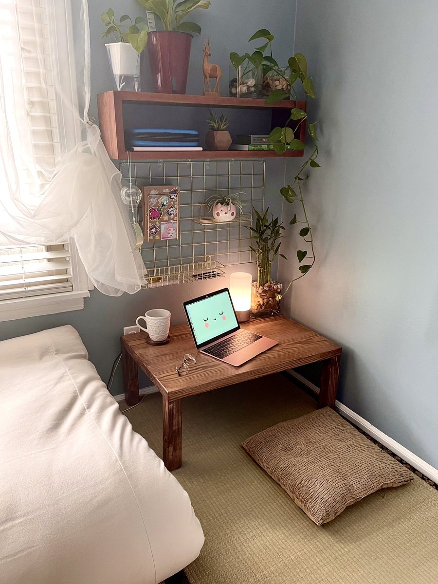 HoneyCarrotCo's tweet photo. Created a cute little morning nook β¨ next to my bed for early morning creativity π₯° Thank you hubby bear π» helping putting it together π #designer #sundayvibes #creativenook #nook https://t.co/LNkgiKuIP3