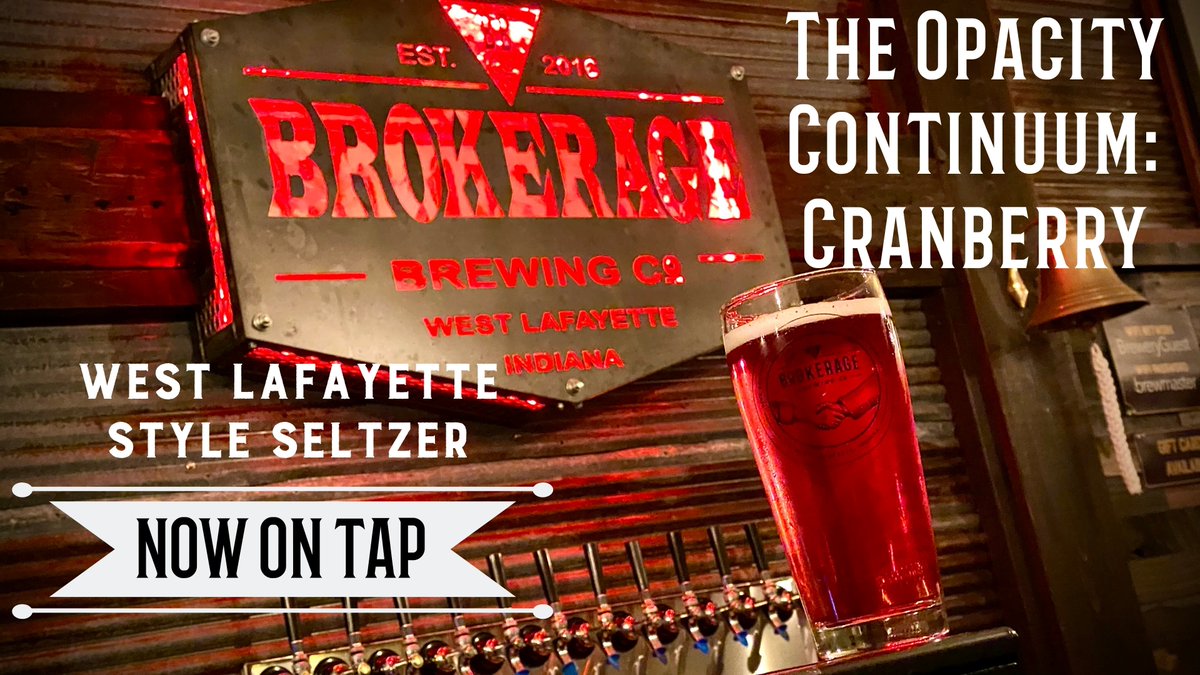 BrokerageBrewCo's tweet photo. HOPPY BEERTHDAY, THE OPACITY CONTINUUM: CRANBERRY!
At Brokerage, we design well balanced versions of out there styles.  Our seltzer is no different, adding as much fruit as we dare to them! https://t.co/PlaYebRwCg