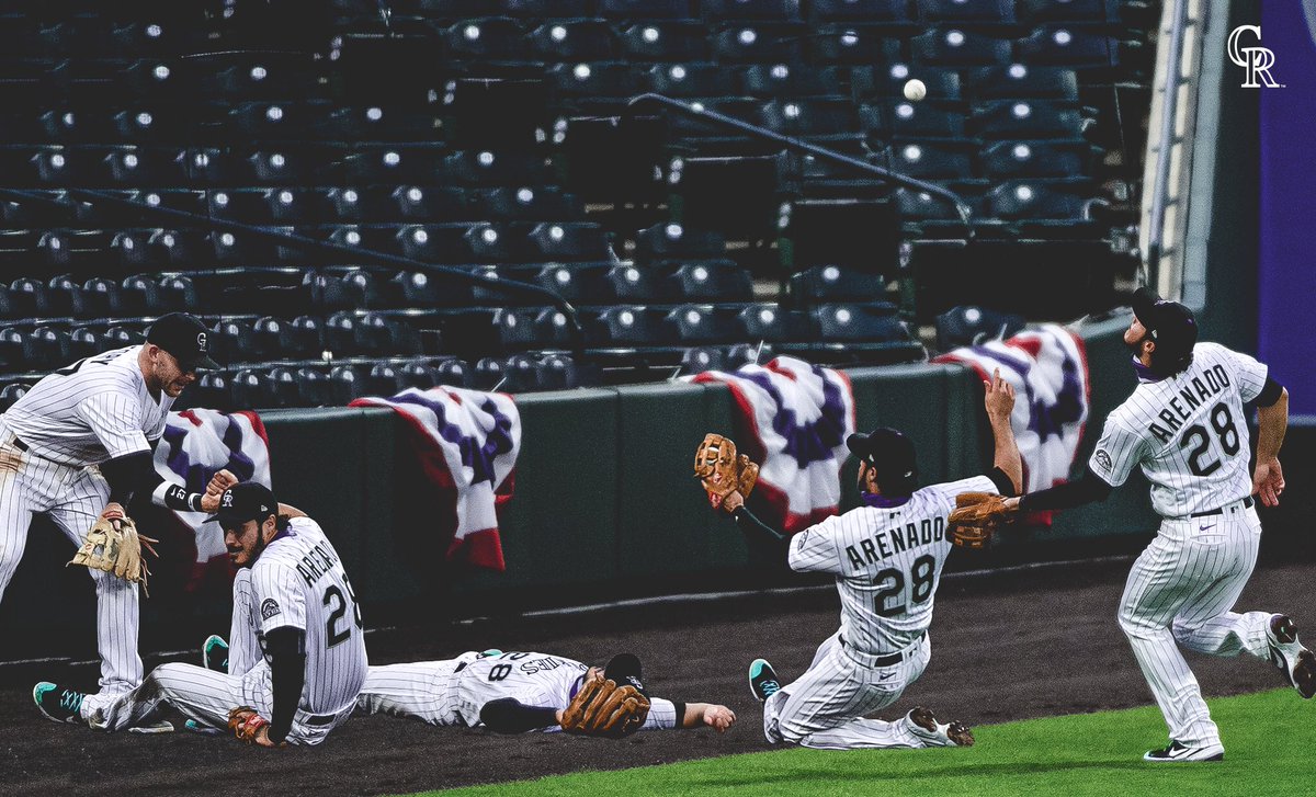 Rockies's tweet image. Hang this one in a museum.

#NolanBeingNolan 😍