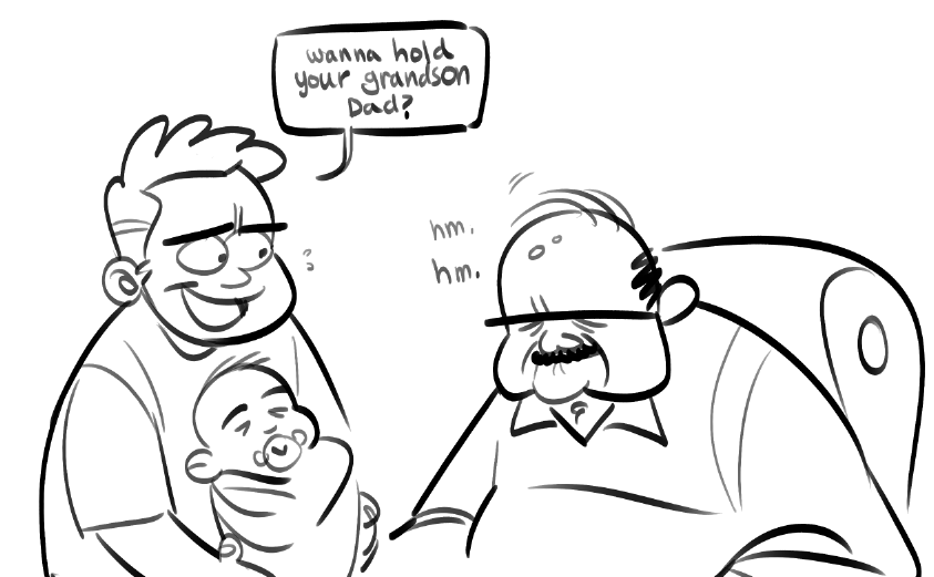 Me as a grandpa #doodle #cartoon #comic 