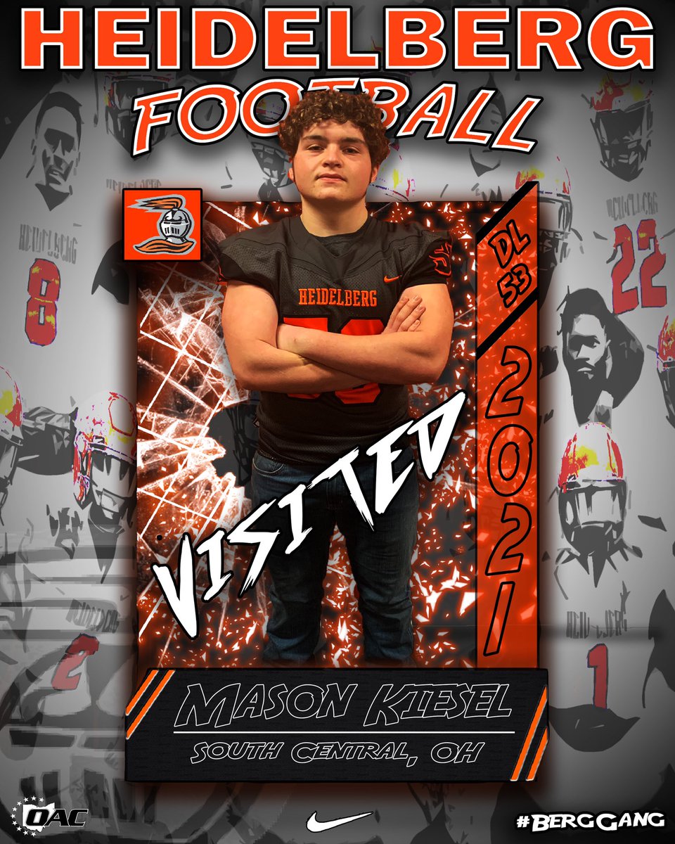 KieselMason's tweet photo. Big thanks to Coach Donaldson @Coach_Donaldson and his coaching staff for an amazing visit yesterday!! #BergGang https://t.co/78vWmA9dpc