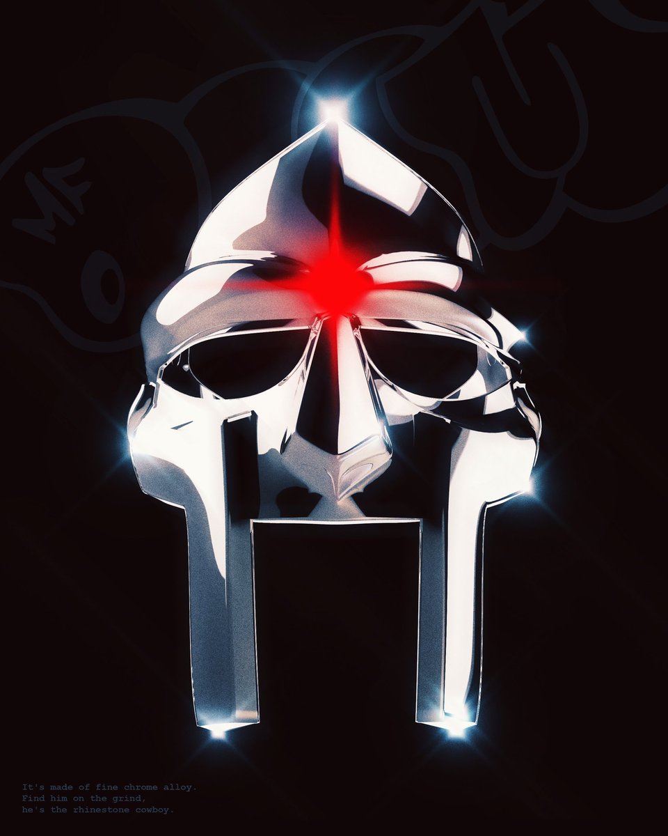 kiabadmeza's tweet photo. MF DOOM. ALL CAPS.
A tribute to the villain. https://t.co/XpQ7dQeU15