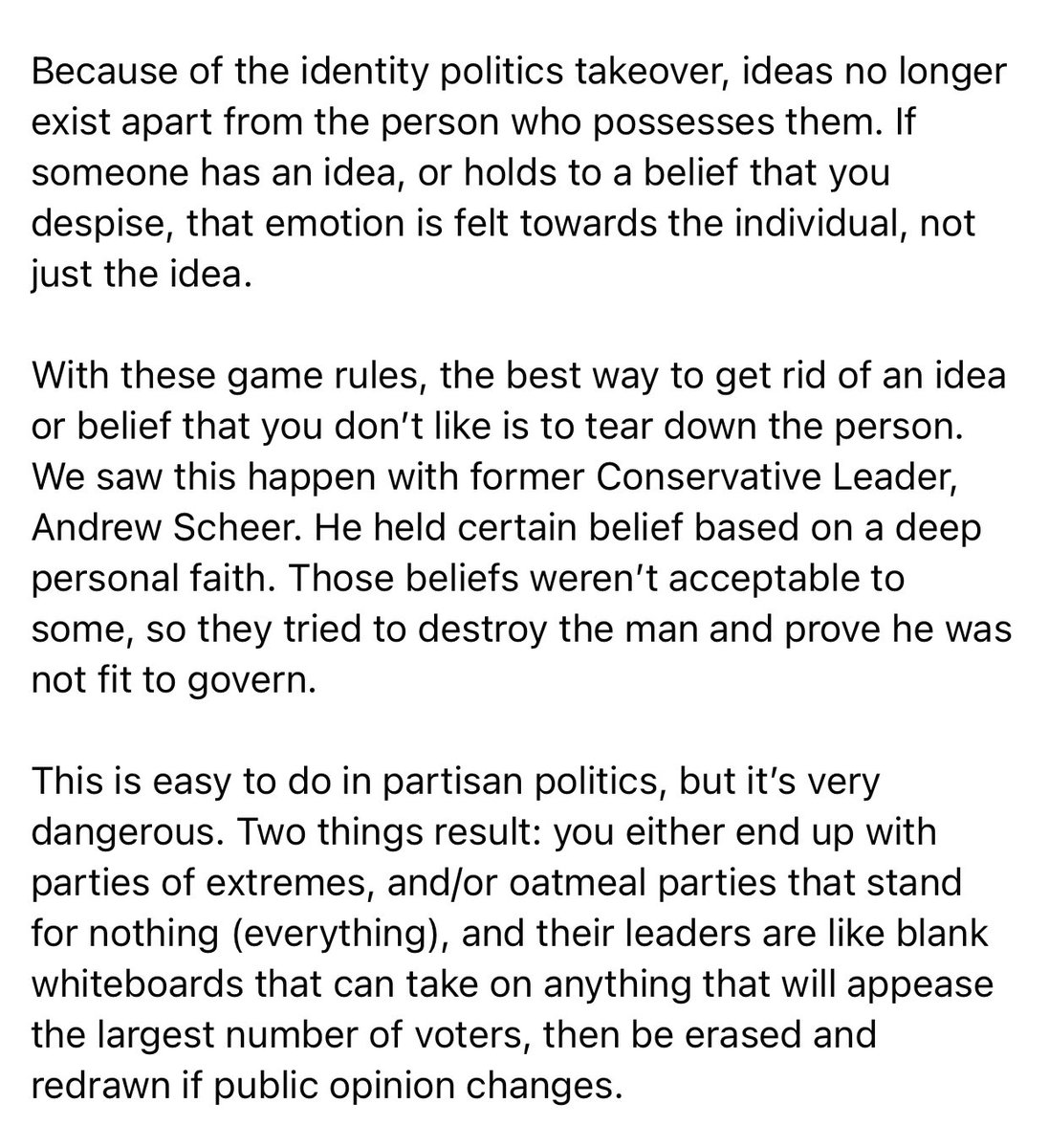 There’s been a growing deficit of courage in this country. Here’s my kick at the can explaining why: