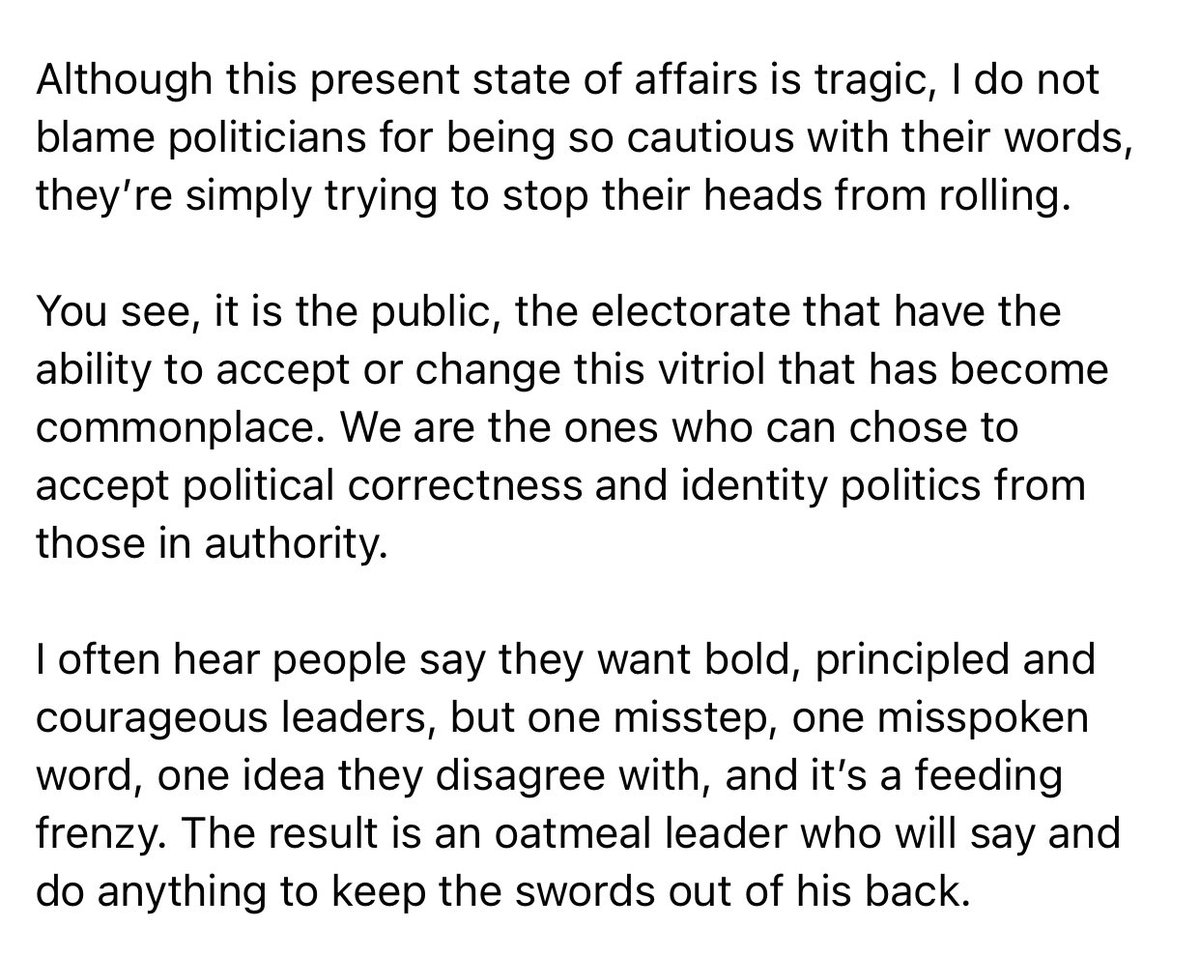 There’s been a growing deficit of courage in this country. Here’s my kick at the can explaining why: