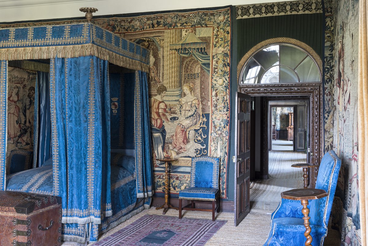 nationaltrust's tweet photo. More glass than wall and an interior brimming with rich tapestries, we're taking Clive M for a tour around @NThardwick today.

Where we should drop by tomorrow? https://t.co/teTF5sHLlc
