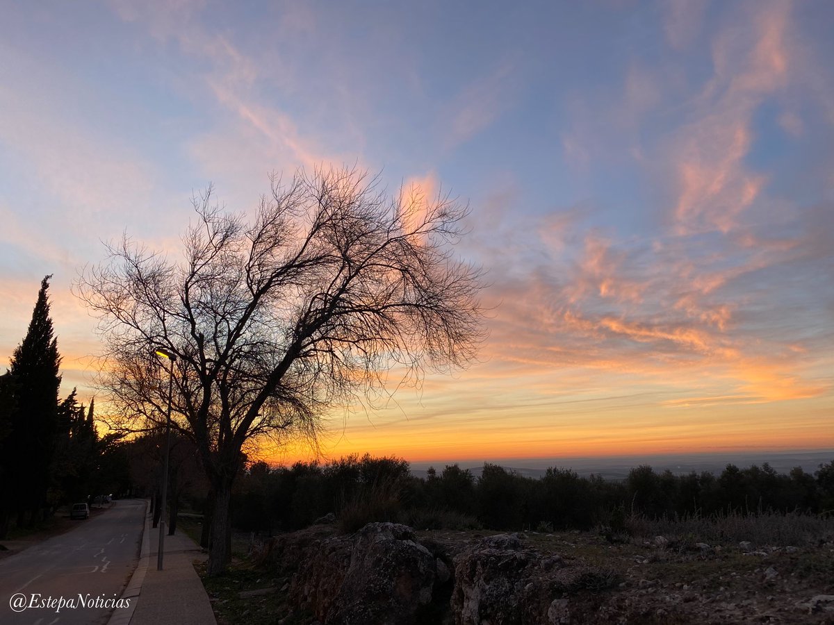 Estepanoticias's tweet photo. Atardecer desde el Manantial de Roya en Estepa(Sevilla) 

📸@EstepaNoticias https://t.co/uwYkZiS8R6