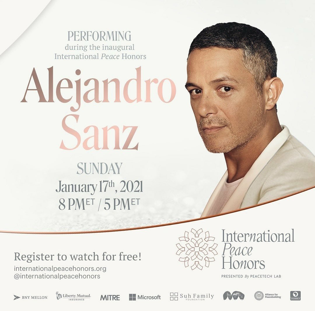 LaFuerzaDeSanz_'s tweet photo. @AlejandroSanz
Es un honor participar en la noche de La Paz 🙏🏻
Donde los valores humanos son los protagonistas.
#PremiosInternacionalesdelaPaz #PeaceTechLab
Aquí podéis seguirlo en directo 👉 https://t.co/xtgZz20Ghe https://t.co/kwgPP0OEoY