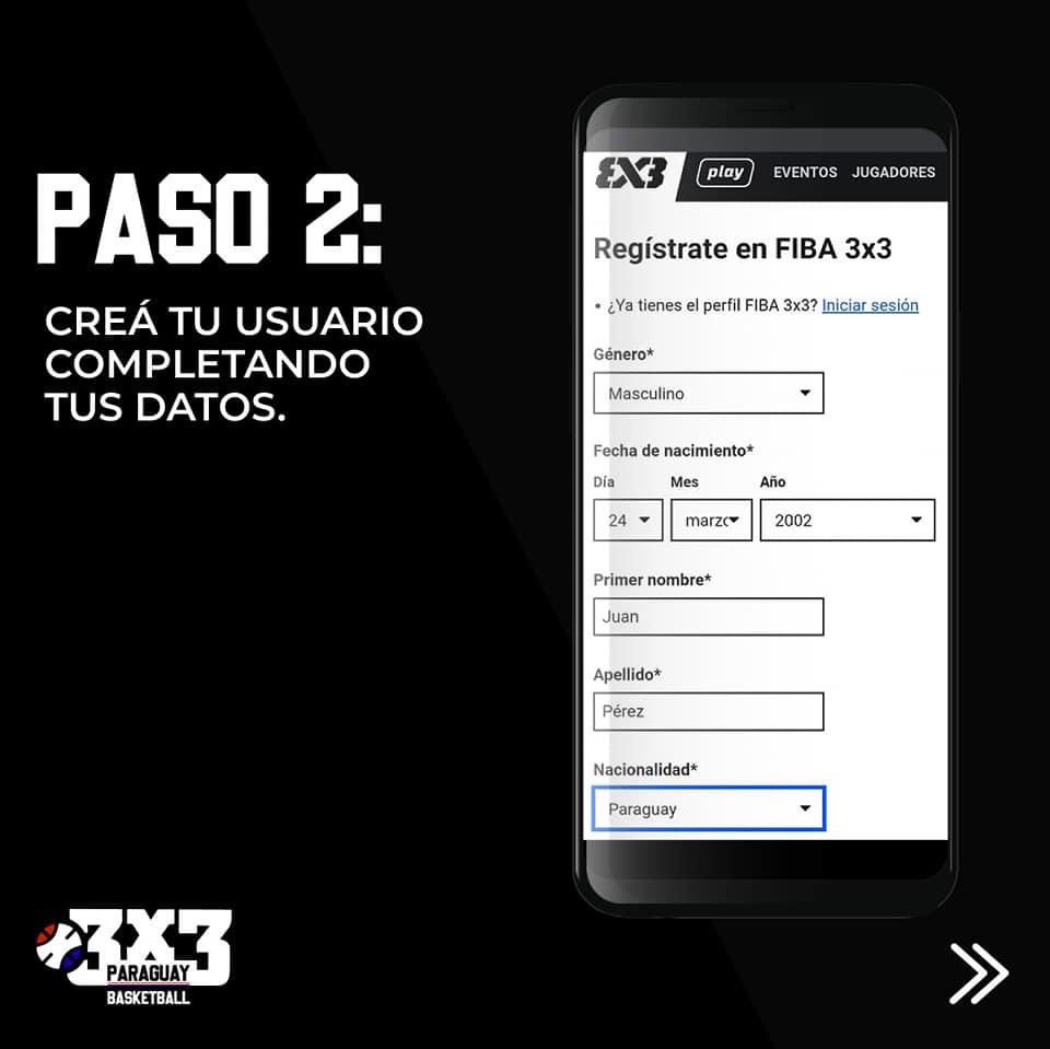 3x3Paraguay's tweet photo. ¿Cómo uno puede ser jugador y tener su perfil FIBA?
Cualquiera se puede convertir en un jugador #3x3 sin importar la edad y la nacionalidad. NO existe restricción alguna.
Mirá los siguientes pasos y registrate hoy mismo. 👇🏻🏀
#3x3Paraguay #FIBA3x3 #CPB #RFGroup #RFSports https://t.co/MVslmGJeWY