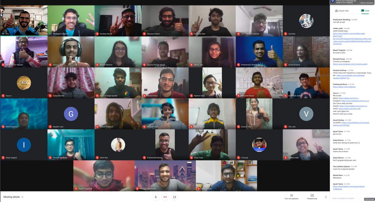 totallyvaishnav's tweet photo. It was great meeting yโall. Thank you @eddiejaoude and #EddieHub as well as #Equicode for this amazing session. Gonna miss this hackathon.
#LocalHackDay
@MLHacks https://t.co/IMBkxOEEgL