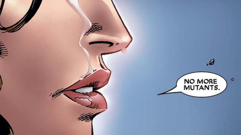 We know that Mutants don’t exist in MCU...yet. But it’s possible that MCU introduces them via the Snap, Wanda or the Multiverse. In House of M, Wanda reverts reality back to normal but she says “No More Mutants” and basically like 99% or mutants are dead or lose their powers.